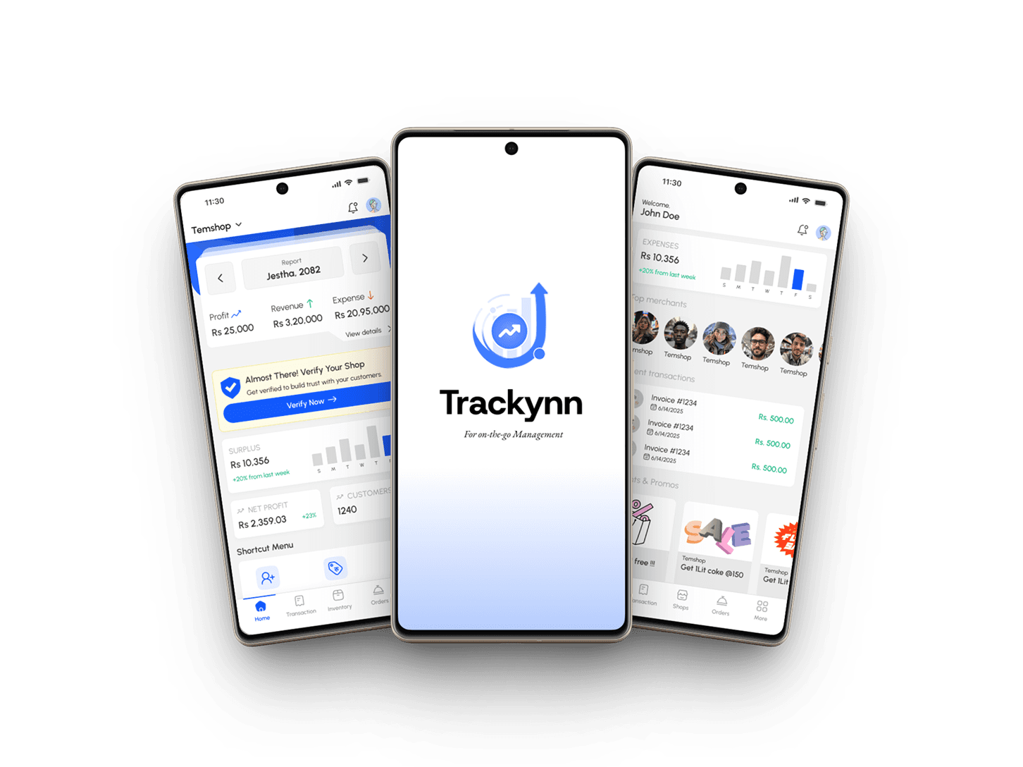 Trackynn Mobile App Preview