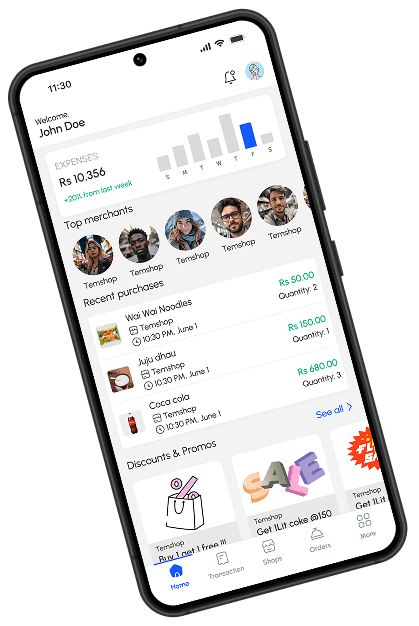 Trackynn mobile app screens